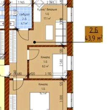 Продаж 2-кімнатної квартири в новобудові,Гніванське шосе,без комісіі