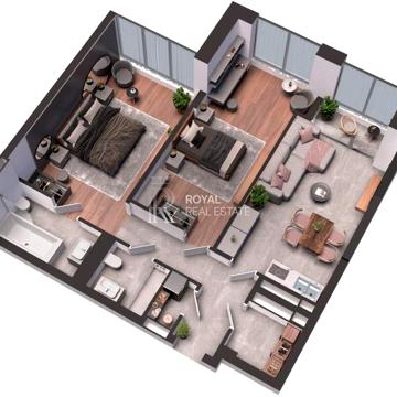 Продажа квартиры Киев 2к 80м2 А136 Highlight Tower Голосеевский Центр ЖК А136 Highlight Tower
