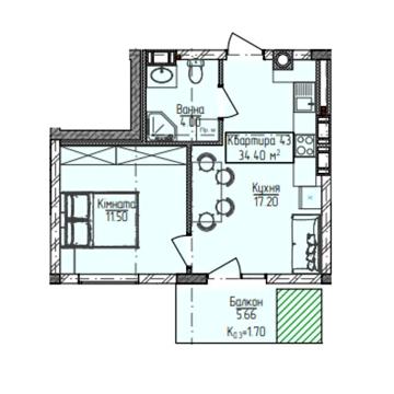 Продаж 1к Квартира Богомольця вулиця ЖК Home