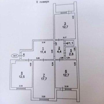 продам 3-х комнатную квартиру 80м.кв. Дом сдан