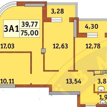ЖК Абрикосовий 3кімнатна квартира за  50000$. Власник. ЖК Абрикосовий