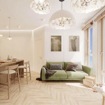 Продам квартиру I-Town 46м2 2-х комнатная, кухня-студия, дизайн проект ЖК ITown