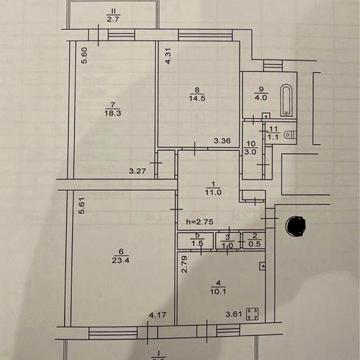 Продається 3-на квартира, вулиця Шовковична, 29