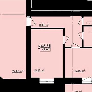 Продам 2-кім. квартиру в ЖК Левада-2, М Гагаріна ЖК «Левада 2»