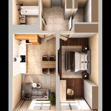 Пропозиція 1-к 46,77м², ЖК Central Hills, Голосіївський Київ
