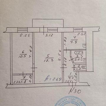 Продаж двокімнатної квартири