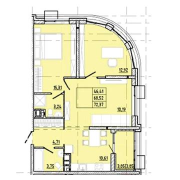 Продаж 3к Квартира Івана Франка вулиця ЖК Modern