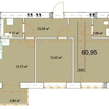 Продається 2 кім квартира в м.Калуші,біля Епіцентру ЖК Family House