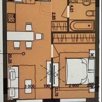 Срочно ! Акварель 10. Бочарова. Низкий этаж. 40 м. Переуступка ЖК Акварель 10