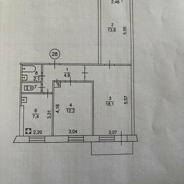 Продам 3х кімнатну квартиру на Тополі