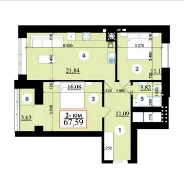 Продам 2-кімнатну квартиру в ЖК "Липки 2" ЖК &quot;Липки 2&quot;