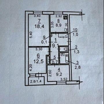 Продам 3-х комнатную " Чешку" ЛЕСКИ  / 2КП