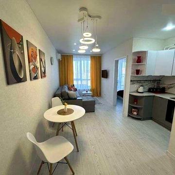 Красивая Евродвушка возле моря с газовым котлом