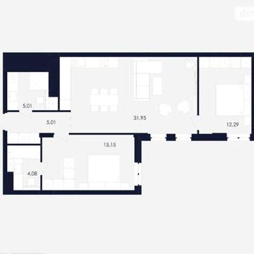 Продаж 2к Квартира Героїв Майдану вулиця ЖК Avalon Holiday