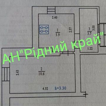 Без комісії! Терміново продаємо дешево компактну  1 квартиру в центрі.