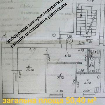 Двокімнатна квартира в центрі