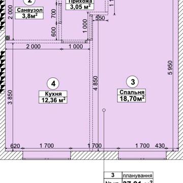 Квартира 38м2 - 22700$! Розтермінування!