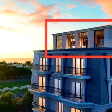 Без комиссии, пентхаус 208м2 в Каркашадзе, Французский Бульвар ЖК Каркашадзе