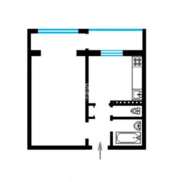 Продаж 1-кімн. квартири з газом, вул. Світлицького,30/20.