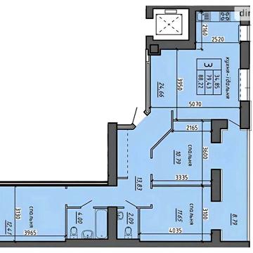 Продаж 3к Квартира 15-го Квітня вулиця