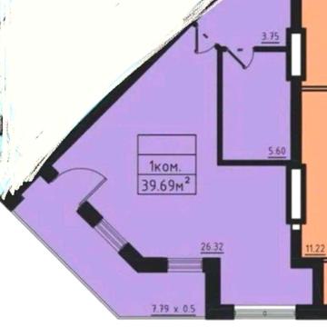 Продам 1 комн кв  ЖК "Клаб Марин" 40М2 36500у.е. ЖК Авиньйон