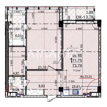 бульвар Французский, 85/52, Французский бульвар, Приморский, Одесса, Одесская 135770.0 USD