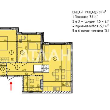 Академика Филатова, 21, Черемушки, Киевский, Одесса, Одесская 56500 USD