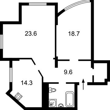 SALE! НОВА 2к 75м2 Оболонський просп 54 | Obolon Tower | Героїв Дніпра ЖК &quot;Obolon Tower&quot;