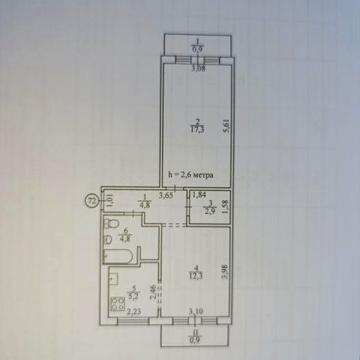 Продам 2-ку оригинальной планировки на Павла Глазового, 37. 18000$