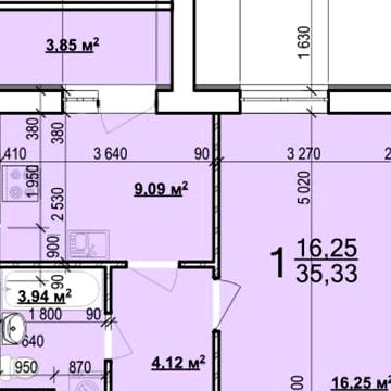 Продаж 1к Квартира Миру вулиця ЖК Мира-3