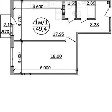 Продаж 1к квартира с. Басівка (біля Львова), ціна: 835 USD/м² ЖК Парксайд