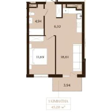 Продаж 1к Квартира Зелена вулиця ЖК Infinity Park