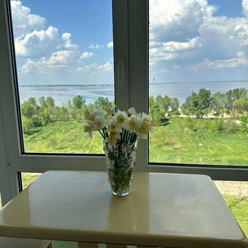Видова квартира на першій лінії Дніпра, Жужоми
