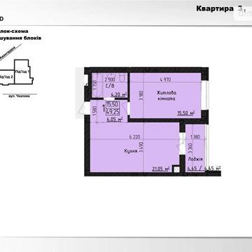 Продаж 1к Квартира Авіаційна вулиця ЖК Парковый Дом