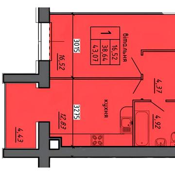 Продаж 1к Квартира Дубовецький провулок ЖК Новые Байковцы