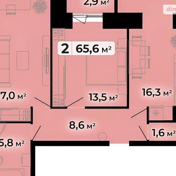 Продаж 2к Квартира Довженка Олександра вулиця ЖК Комфорт Парк