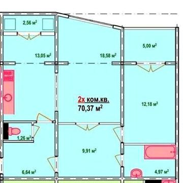 Продам квартиру  70 кв. м. на 5 южном Пески