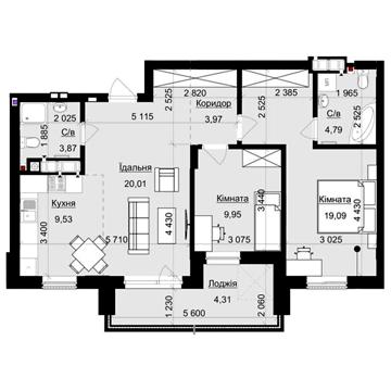 Продаж 2к Квартира Пасічна вулиця ЖК Avalon Magnolia