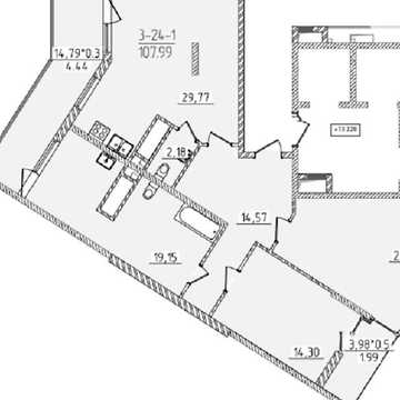 Продаж 3к Квартира Краснова вулиця ЖК Kadorr City