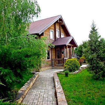 Дом-сруб Правый берег-поселок Солнечный