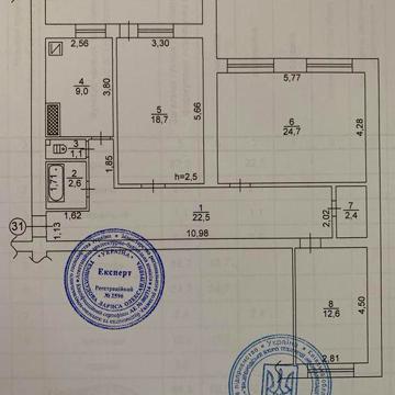 Квартира 3к вул. Набережна 22