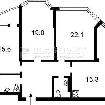 Продаж 4кім. квартири 104м2 вул.Драгоманова. 4а