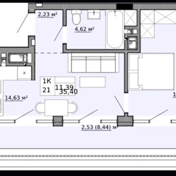 Продаж 1-кімнатної квартири в ЖК Family House вул. П.Орлика
