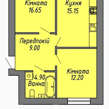 Продаж 2к Квартира Бандери Степана вулиця ЖК Скандинавия
