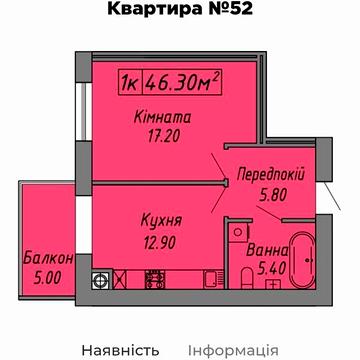 Продаж 1к Квартира Бандери Степана вулиця ЖК Скандинавия