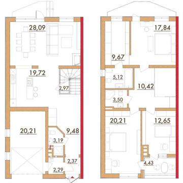 Таунхаус 180 кв.м. на території ЖК Desna Residence/Альпійське містечко
