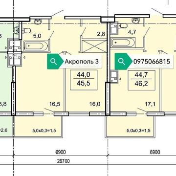 Продаж 1к Квартира Фонтанська (Перекопської дивізії) дорога ЖК Акрополь