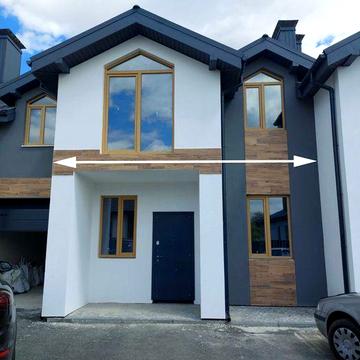 Таунхаус 91.6 м.кв. на ділянці 1.55 сотки КМ Щасливий хуторок