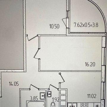 2-х комнатнчя квартира на Краснова в ЖК Каддор Сити ЖК 68 Жемчужина