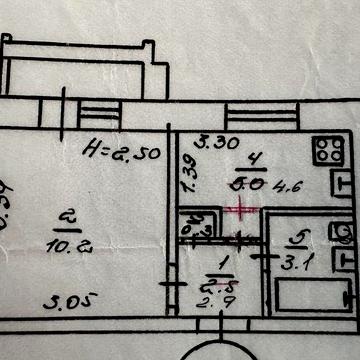 Однокімнатна квартира в малосімейці